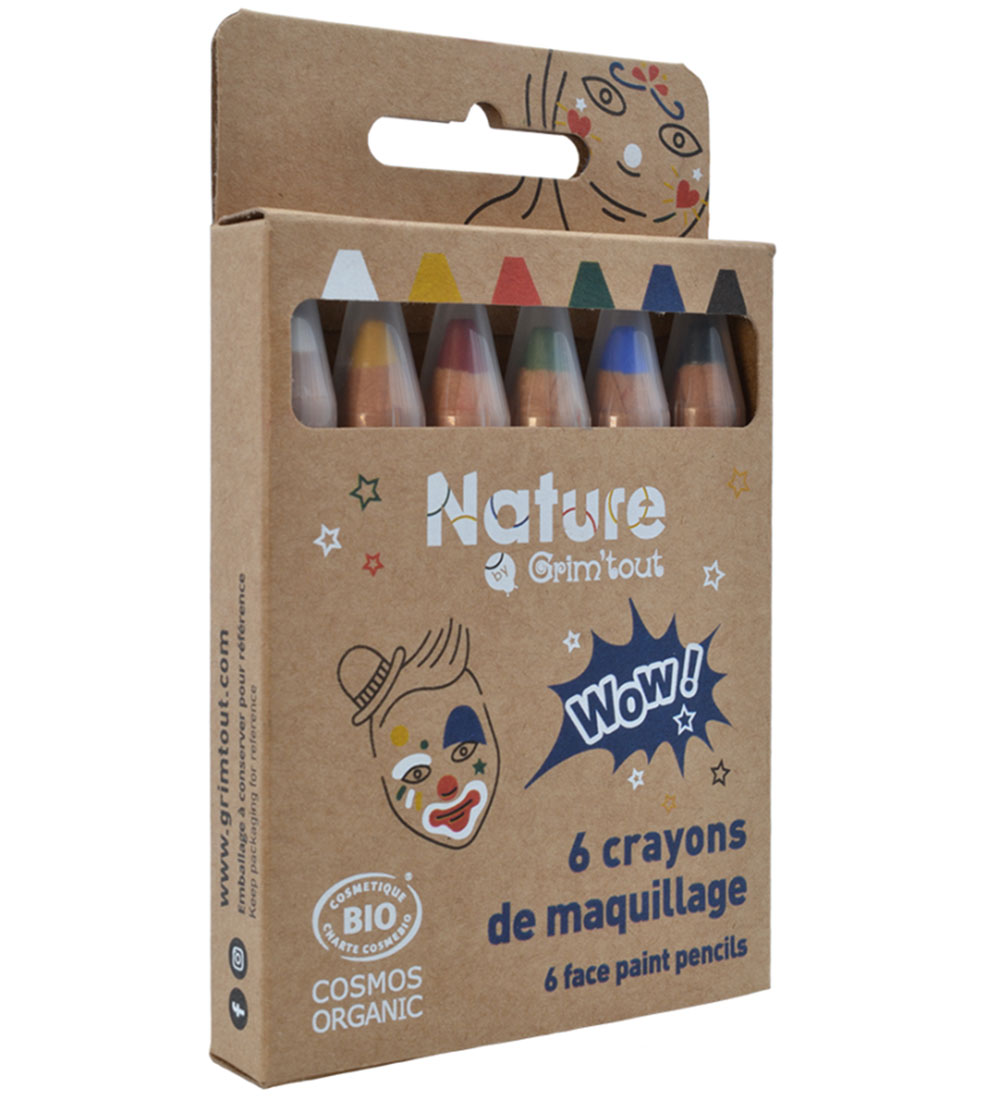 Grim Tout Theater-Make-up – 6 Buntstifte – Wow - Grim Tout - One Size - Schminke Grim Tout Theater-Make-up – 6 Buntstifte – Wow - Grim Tout - One Size - Schminke von Grim Tout
