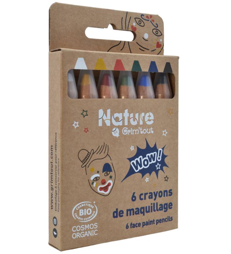 Grim Tout Theater-Make-up – 6 Buntstifte – Wow - Grim Tout - One Size - Schminke Grim Tout Theater-Make-up – 6 Buntstifte – Wow - Grim Tout - One Size - Schminke von Grim Tout