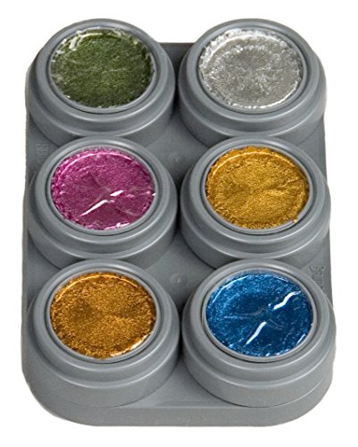 GRIMAS Reines Wasser-Make-up, Palette M6, metallische Farbe (20602000M6) von GRIMAS