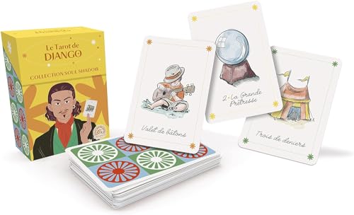 Grimaud - Django Tarot - Soul Shadow 2 Kollektion - Einführung in das Wahrsagerisches Tarot für Anfänger - Cartomancie von B.P. GRIMAUD