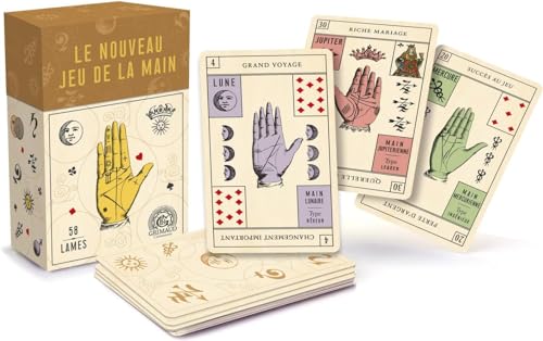 Grimaud Le Nouveau Jeu de la Main Cartomancie – Set mit 84 Karten von Grimaud