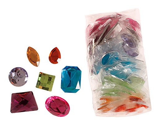 GRIMMS 43097 Riesen Acrylsteine 140 Teile von Grimm's Spiel und Holz Design