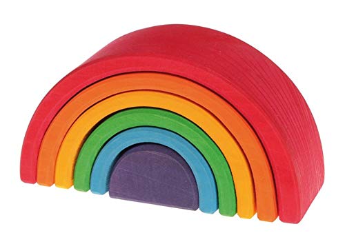 Grimm's Spiel und Holz Design Regenbogen (6-teilig mittel) von Erzi