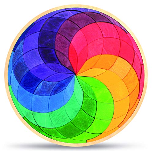 Grimms Spiel Und Holz Design Grimm's Kreis Farbspirale klein von Grimm's Spiel und Holz Design