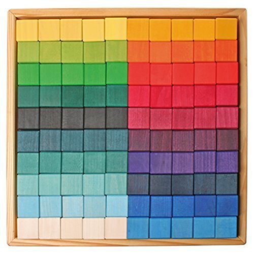 Grimms Spiel und Holz Design Grimm's Viereck Mosaik groß von Grimm's Spiel und Holz Design