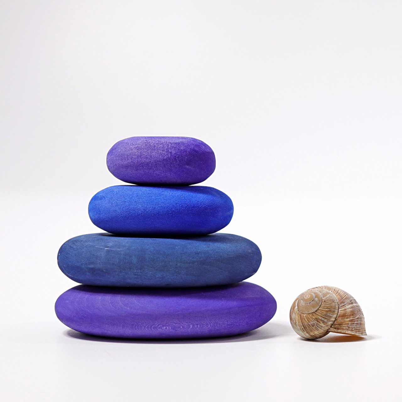 Grimm's Bauset Holzsteine - 4-teilig - Traumkiesel von Grimm's