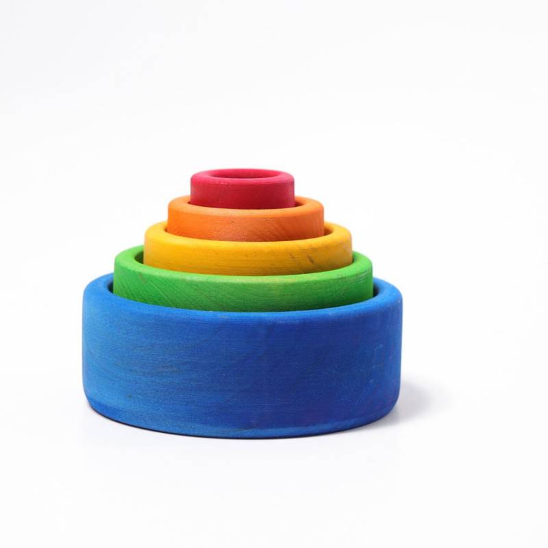 Grimm s Schälchensatz - 5-teilig - Regenbogen (Blau) von Grimm&#039;s