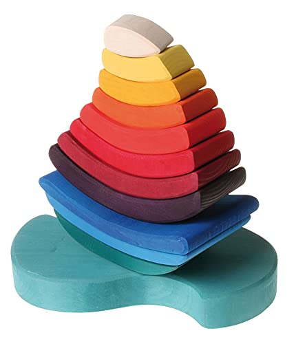 GRIMMS 11160 Steckturm Schiff von Grimms Spiel und Holz Design