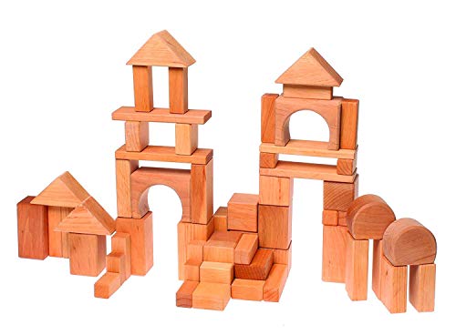 Grimms 10100 Geo-Kl�tze natur 60 Teile von Grimms Spiel und Holz Design
