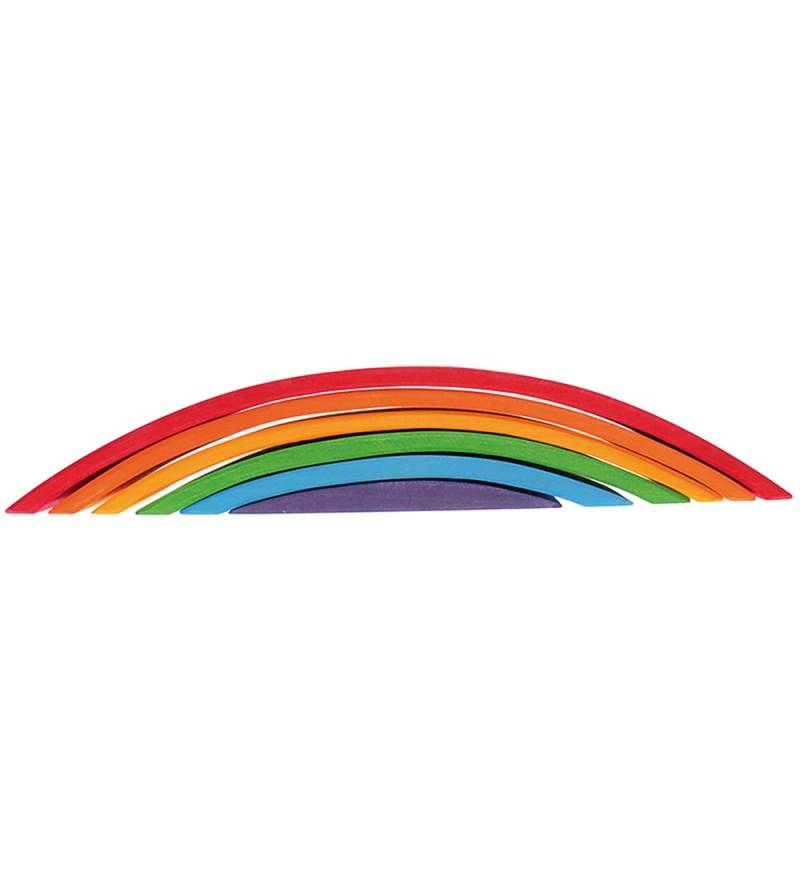 Grimms Holzspielzeug - Regenbogenbrücke - 6 Teile - Mehrfarbig - Grimms - One Size - Bauklötze Grimms Holzspielzeug - Regenbogenbrücke - 6 Teile - Mehrfarbig - Grimms - One Size - Bauklötze von Grimms