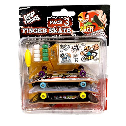 Grip & Tricks Finger Skate Pack 3 von SPIRITRIDERS GRIP TRICKS