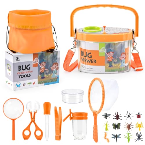 Growithu Bug Hunting Kit für Kinder: 23 PCS Bug Catcher für Kinder Outdoor Explorer Spielzeug für 3 4 5 6 7 Jahre alt Growithu Bug Hunting Kit für Kinder: 23 PCS Bug Catcher für Kinder Outdoor Explorer Spielzeug für 3 4 5 6 7 Jahre alt von Growithu