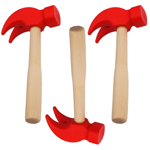 3pcs Spielzeughammer 3x6.5in Safe & Fun Natrual Holztimen Simulation Kinder Hammer tun, um Bildungsspielzeug für Babykinder zu Spielen 3pcs Spielzeughammer 3x6.5in Safe & Fun Natrual Holztimen Simulation Kinder Hammer tun, um Bildungsspielzeug für Babykinder zu Spielen von Grtheenumb