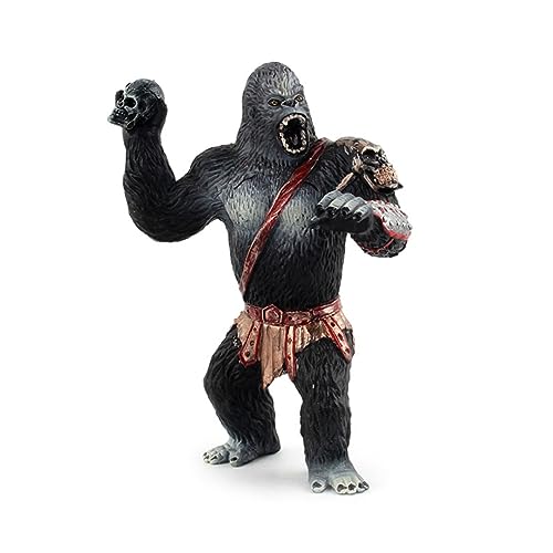 Grtheenumb 1pc realistische King Kong Spielzeug Simulation Schimpanse Modell Solid Black Orang Utan Figur Home Dekoration King Kong Spielzeug für Kinder von Grtheenumb