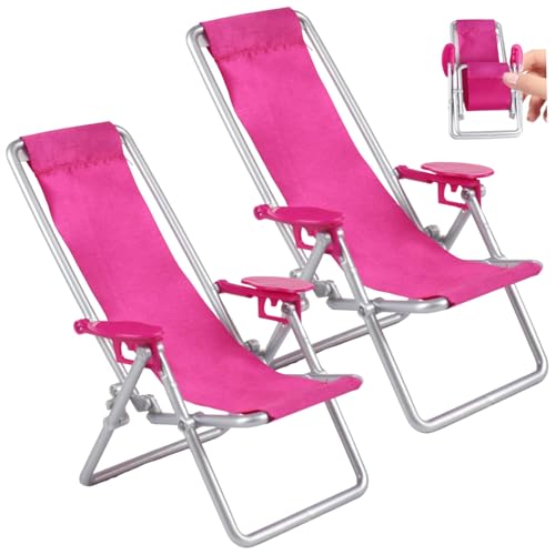 Grtheenumb Dollhouse Möbel, Dollhouse Beach Stuhl 2PCS Realistischer klappbarer Puppenhaus -Stuhl mit Armlehnen Plastikminiaturpuppenstuhl für Puppenhausdekorationen, Puppenstuhl Grtheenumb Dollhouse Möbel, Dollhouse Beach Stuhl 2PCS Realistischer klappbarer Puppenhaus -Stuhl mit Armlehnen Plastikminiaturpuppenstuhl für Puppenhausdekorationen, Puppenstuhl von Grtheenumb