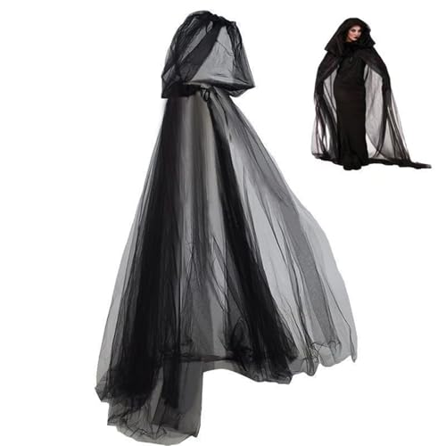 Grtheenumb Frauen Halloween Kostüme, Erwachsene in voller Länge Schiere Umhang mit übergroßer Hood Halloween Ghost Cosplay Kostüm Cloakwomens Kostüme Grtheenumb Frauen Halloween Kostüme, Erwachsene in voller Länge Schiere Umhang mit übergroßer Hood Halloween Ghost Cosplay Kostüm Cloakwomens Kostüme von Grtheenumb