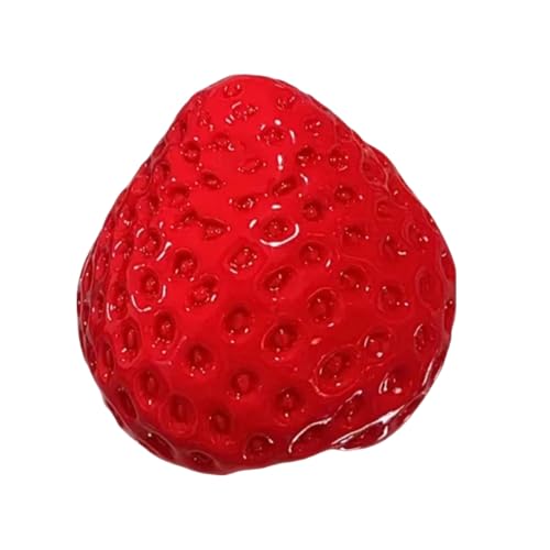 Grtheenumb Handgefertigter Silikonstress -Relief -Spielzeug Dessert Erdbeeren Zappeln Zappel Spielzeugstress entlasten Ballstress von Grtheenumb