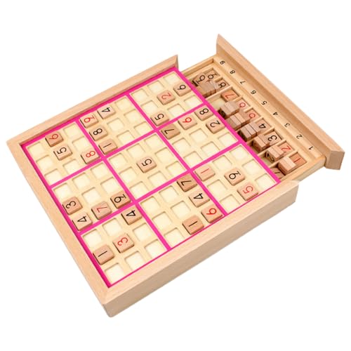 Grtheenumb Kids Sudoku, Sudoku für Kinder, farbige Rätsel mit Schubladen, Bildungshölzer-Brettspiele für Zuhause, Schule, Reisen, Style-2 Grtheenumb Kids Sudoku, Sudoku für Kinder, farbige Rätsel mit Schubladen, Bildungshölzer-Brettspiele für Zuhause, Schule, Reisen, Style-2 von Grtheenumb
