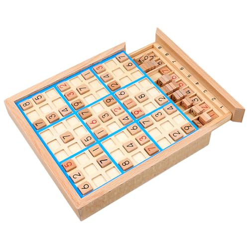 Grtheenumb Kids Sudoku, Sudoku für Kinder, farbige Rätsel mit Schubladen, Bildungsholzbrettspiele für Zuhause, Schule, Reisen, Blau Grtheenumb Kids Sudoku, Sudoku für Kinder, farbige Rätsel mit Schubladen, Bildungsholzbrettspiele für Zuhause, Schule, Reisen, Blau von Grtheenumb