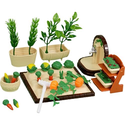 Grtheenumb Miniaturpuppenhauszubehör, 30 Prozent/festgelegte Puppenhausminiaturen, Kunststoff -Miniatur -Gemüsefeldmodell für Mikrolandschaftsdekoration und Fotografie -Requisiten Grtheenumb Miniaturpuppenhauszubehör, 30 Prozent/festgelegte Puppenhausminiaturen, Kunststoff -Miniatur -Gemüsefeldmodell für Mikrolandschaftsdekoration und Fotografie -Requisiten von Grtheenumb