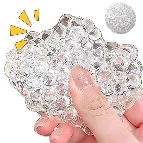 Grtheenumb Squeeze Bälle, Stressbälle für Erwachsene/Kinder, klare, quietschende Stress -Squeeze -Spielzeug, Ultra -weich von Grtheenumb
