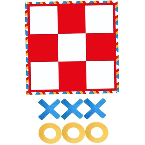 Grtheenumb Tic Tac Toe Game Outdoor, Tic Tac Toe Game Outdoor, 47 x 47 Zoll tragbarer Riese für Kinder, Familie, Familie Grtheenumb Tic Tac Toe Game Outdoor, Tic Tac Toe Game Outdoor, 47 x 47 Zoll tragbarer Riese für Kinder, Familie, Familie von Grtheenumb