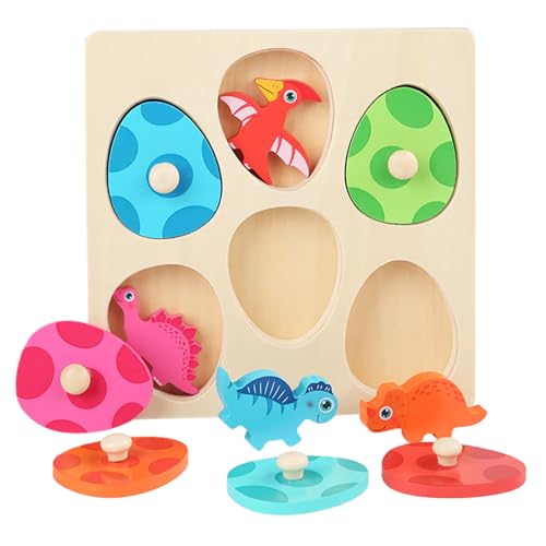Kleinkindholz -Rätsel, 7 x 7 Zoll Montessori Spielzeug, Dinosaurier Matching Ego Toddler Rätsel, Vorschullernspielzeug für Kinder 3+ Geburtstagsgeschenke Spielzeug Kleinkindholz -Rätsel, 7 x 7 Zoll Montessori Spielzeug, Dinosaurier Matching Ego Toddler Rätsel, Vorschullernspielzeug für Kinder 3+ Geburtstagsgeschenke Spielzeug von Grtheenumb