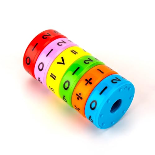 GrueGard Magnetisches arithmetisches Lernspielzeug, Bunte Mathe-Spiele für Kinder, Zahlenspiele & Nummernblöcke Magnetspielzeug – Schultüte Füllung, Geschenke zur Einschulung, Schule & Zuhause von GrueGard