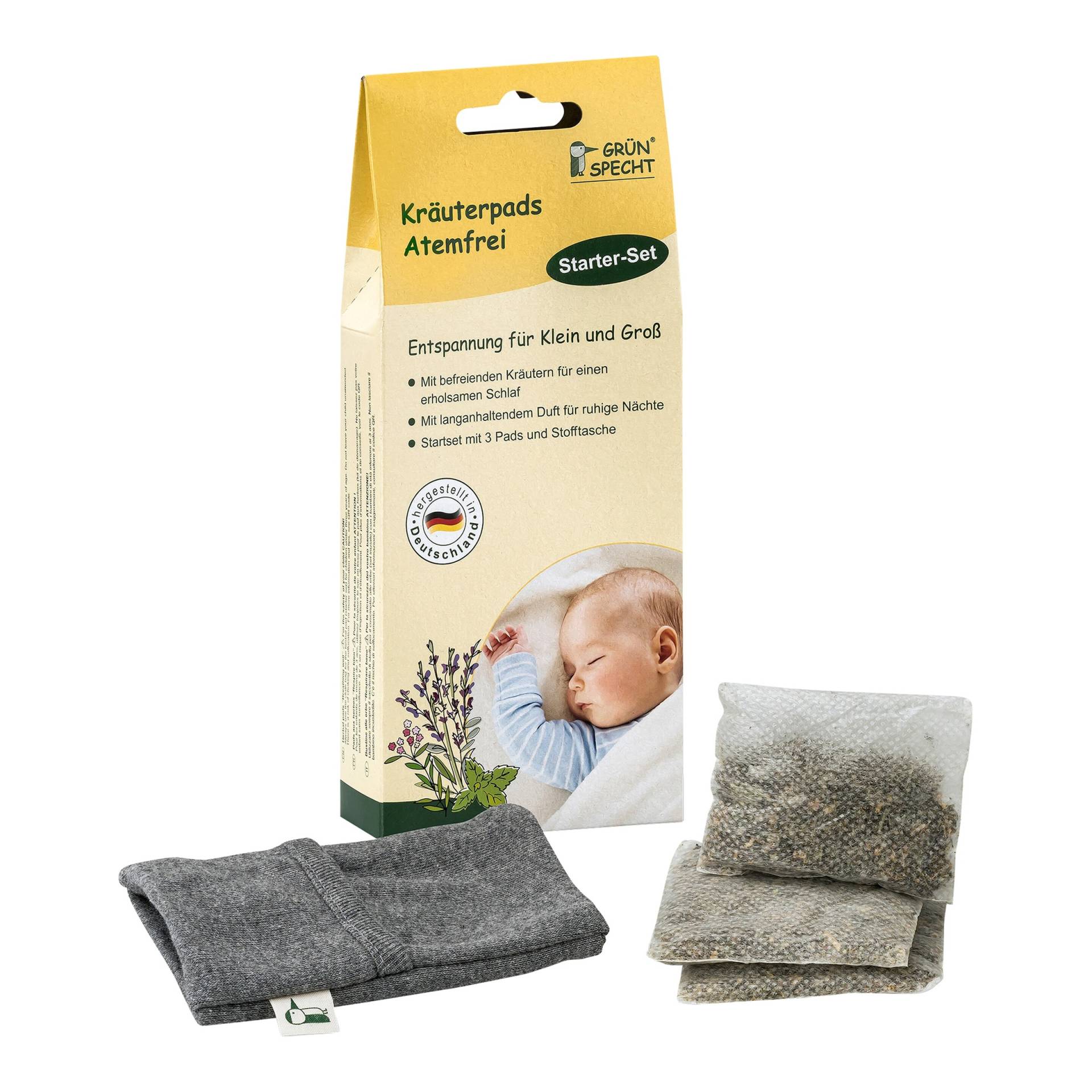 Grünspecht 4-tlg. Starterset Kräuterpads Atemfrei Grünspecht 4-tlg. Starterset Kräuterpads Atemfrei von Grünspecht