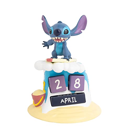 Grupo Erik Ewiger Kalender Disney Stitch Figur Sufer - 3D Kalender Tischkalender zum Aufstellen - Dauerkalender Lilo und Stitch Offizielles Lizenzendprodukt Büro Deko Grupo Erik Ewiger Kalender Disney Stitch Figur Sufer - 3D Kalender Tischkalender zum Aufstellen - Dauerkalender Lilo und Stitch Offizielles Lizenzendprodukt Büro Deko von Grupo Erik