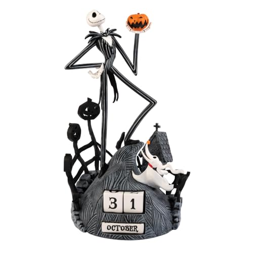 Grupo Erik Ewiger Kalender Disney The Nightmare Before Christmas Figur - 3D Kalender Tischkalender zum Aufstellen - Dauerkalender Disney Offizielles Lizenzendprodukt Büro Deko von Grupo Erik