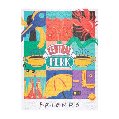 Grupo Erik Puzzle Central Perk Friends – Puzzle 500 Teile Offizieller Friends Fanartikel von Grupo Erik