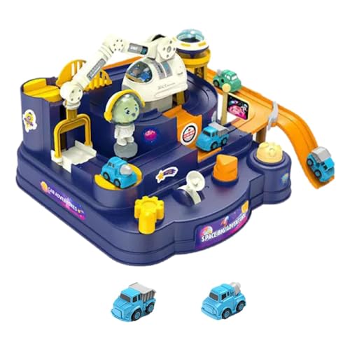 Gruwkue Auto-Abenteuerspielzeug-Set, Autos, Rennstrecken-Spielzeug, Rennabenteuer-Intelligenz-Lernspielzeug Und Interaktive Spielzeugfahrzeug-Spielsets Für Kinder von Gruwkue
