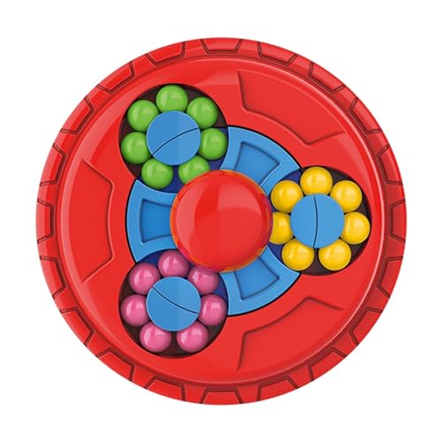 Gruwkue Magic Bean Puzzle-Spielzeug, rotierender Fingerwürfel - Rotierender Magic Bean Fidget Toy Spinner,Rotierende magische Bohne, sensorisches Puzzle-Spielzeug für Kindergeburtstag, Osterkorbfüller von Gruwkue