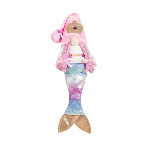 Gruwkue Meerjungfrauenspielzeug für Mädchen, Meerjungfrauenpuppen für Mädchen,Raumdekoration Meerjungfrau Puppe | Gesichtslose Puppe mit Paillettenschwanz, Stofftier-Mädchenpuppen, von Gruwkue