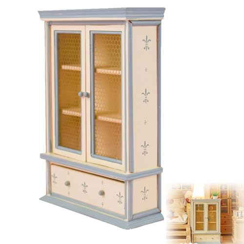 Puppenhaus Möbel,Puppenhaus Bücherregal Holz Mini Schrank DREI Schicht,Miniatur Küchenschrank Buffetschrank Puppenhaus Küchenmöbel Zubehör,Miniatur Wichtel Schrank Puppenhaus Zubehör Puppenhaus Möbel,Puppenhaus Bücherregal Holz Mini Schrank DREI Schicht,Miniatur Küchenschrank Buffetschrank Puppenhaus Küchenmöbel Zubehör,Miniatur Wichtel Schrank Puppenhaus Zubehör von Gsedaox