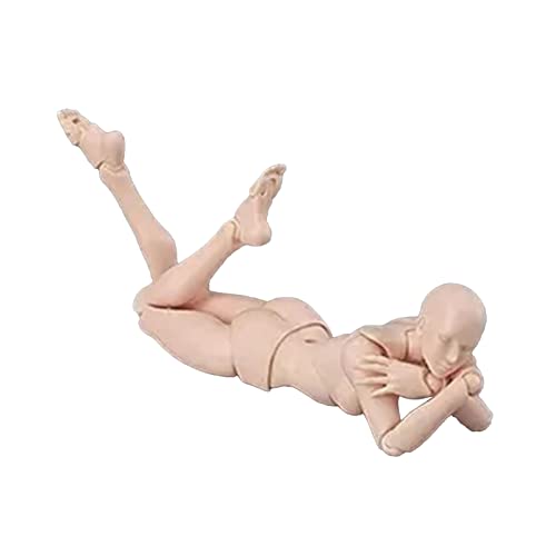 Gsycle Aktion Figure Körper, anpassbare Posen bewegliche PVC menschliche Körpermodell Zeichnung Schaufensterpanzmodell Zeichnung Accessoires mit Klammer für Familienbüro Skizzieren (Frau) von Gsycle