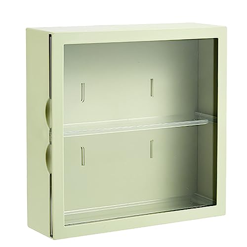 Wandmontierte Showcase, Großkapazitäts Mehrzweckfiguren Zeigen Hülle Handwerk Speicher Display -Rack -Hüllen für Sammlerpuppen Spielzeug (Dark Green) von Gsycle