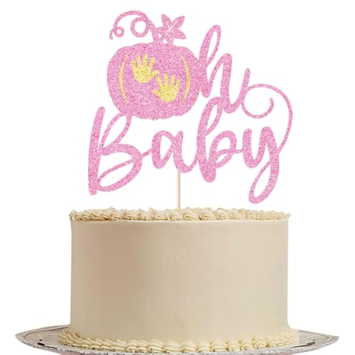 Tortenaufsatz "Happy Thanksgiving Day", Kürbis-Baby-Party, Herbsternte, Ahorn, Thanksgiving-Themenparty-Dekorationen (Oh baby-3) von Gtseryeio
