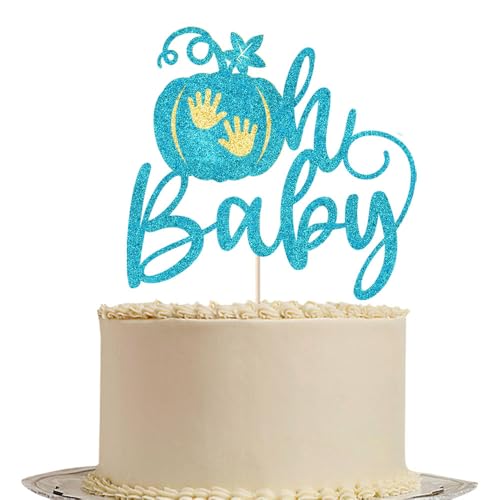 Tortenaufsatz "Happy Thanksgiving Day", Kürbis-Baby-Party, Herbsternte, Ahorn, Thanksgiving-Themenparty-Dekorationen (Oh baby-4) von Gtseryeio