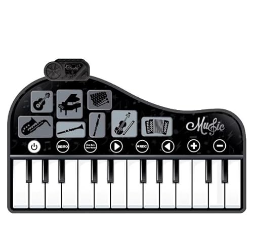 GuKKK Klavier Tanzmatte Spielzeug Mädchen Geschenk: 8-Tasten-Tanzpad, Kabelloses Bluetooth Elektronisches Tanzspiel mit 4 Spielmodi Integrierte Musik Geburtstagsgeschenke für 3 4 5 6 7 8 9 10+ von GuKKK