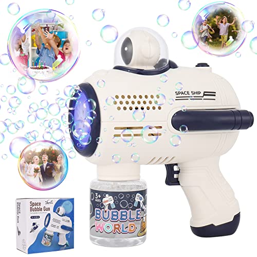 Seifenblasenpistole für Kinder, GuKKK Seifenblasenpistolen, 4000+ Seifenblasen Seifenblasenspielzeug mit 100ML Seifenblasenlösung, Bubble Gun Seifenblasenmaschine für Geburtstag/Party/Hochzeit Seifenblasenpistole für Kinder, GuKKK Seifenblasenpistolen, 4000+ Seifenblasen Seifenblasenspielzeug mit 100ML Seifenblasenlösung, Bubble Gun Seifenblasenmaschine für Geburtstag/Party/Hochzeit von GuKKK