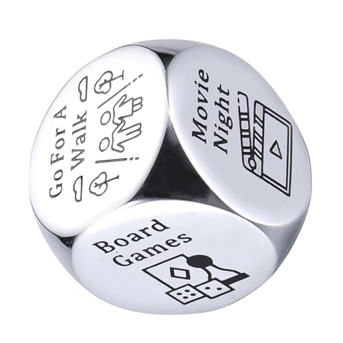 Dating Night Dices Stahl Dating Entscheidungsträger Metall für unvergessliche Paarerlebnisse Valentinstag Stahl Dating Night Dices Stahl Dating Entscheidungsträger Metall für unvergessliche Paarerlebnisse Valentinstag Stahl von Guaber