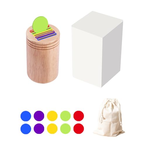 Früheres Lernen Holzsortierspielzeug Für Kleinkind 1-3 Jahre Farbform Matching Game Educational Sorting Toy Activity Set Babyform Matching Games von Guaber