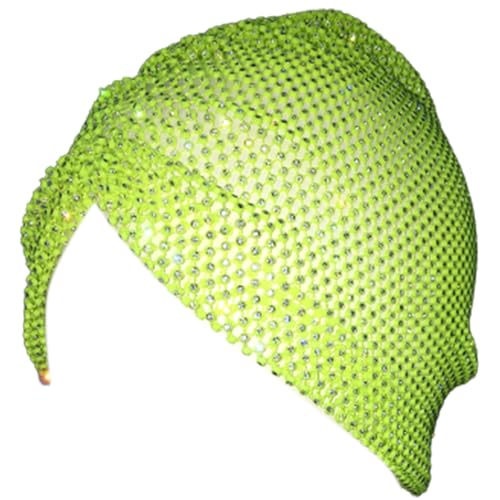 Glitzernder Strass-Hut, elastisch, glänzend, Nachtclub, Halloween, Karneval, Festival, Clubwear, Erwachsene, Netzkappe für Damen, Netzkappen für Herren, elastisch Glitzernder Strass-Hut, elastisch, glänzend, Nachtclub, Halloween, Karneval, Festival, Clubwear, Erwachsene, Netzkappe für Damen, Netzkappen für Herren, elastisch von Guaber