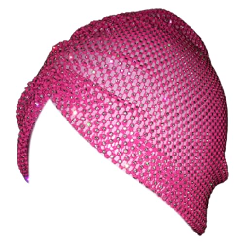 Glitzernder Strass-Hut, elastisch, glänzend, Nachtclub, Halloween, Karneval, Festival, Clubwear, Erwachsene, Netzkappe für Damen, Netzkappen für Herren, elastisch Glitzernder Strass-Hut, elastisch, glänzend, Nachtclub, Halloween, Karneval, Festival, Clubwear, Erwachsene, Netzkappe für Damen, Netzkappen für Herren, elastisch von Guaber