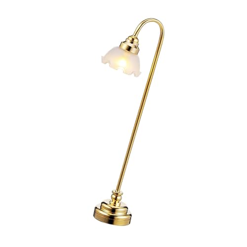 Guaber 1/12 Skala Tiny Gold Frosted Blumentisch Lampe Dollhouses Accessoire LED Batterie Angetriebene Dekorative Beleuchtung Gefrertete Goldtischlampe Guaber 1/12 Skala Tiny Gold Frosted Blumentisch Lampe Dollhouses Accessoire LED Batterie Angetriebene Dekorative Beleuchtung Gefrertete Goldtischlampe von Guaber
