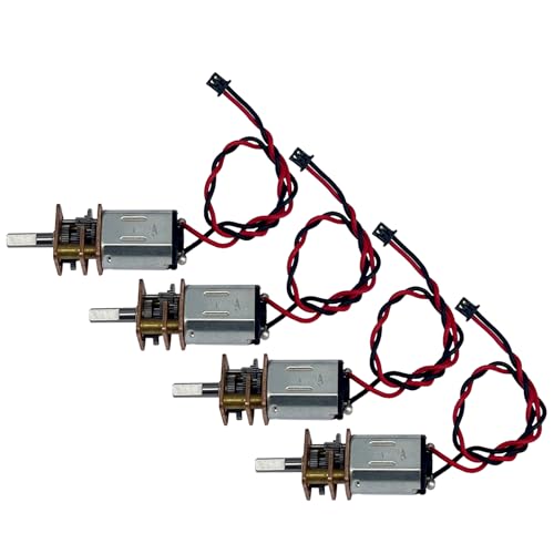 Guaber 4pcs Metall Reduktion Motor Doppelspannungen 3V-6V Zahnrad Für Wissenschaftliche Experiment Roboter Und Elektronische Projektversorgung Mit Geräuschem Roboter Robotergetriebe Guaber 4pcs Metall Reduktion Motor Doppelspannungen 3V-6V Zahnrad Für Wissenschaftliche Experiment Roboter Und Elektronische Projektversorgung Mit Geräuschem Roboter Robotergetriebe von Guaber