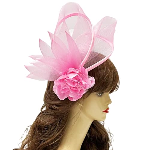 Guaber Fascinator für Mädchen, Blume und Spitze, Hut, Haarspange, Bankette, Party, Teenager, Mittelalter, für Damen, klein, klein Guaber Fascinator für Mädchen, Blume und Spitze, Hut, Haarspange, Bankette, Party, Teenager, Mittelalter, für Damen, klein, klein von Guaber
