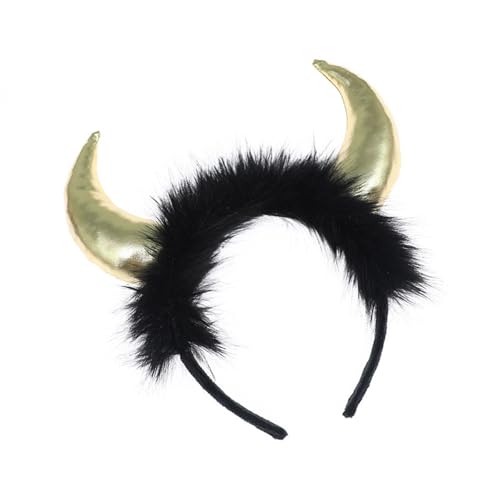 Guaber Festliches Halloween Teufelshörner Stirnband Bequeme Cosplay Kopfschmuck Kopfbedeckung für Mottopartys und Cosplay Leichtes Horn Stirnband Guaber Festliches Halloween Teufelshörner Stirnband Bequeme Cosplay Kopfschmuck Kopfbedeckung für Mottopartys und Cosplay Leichtes Horn Stirnband von Guaber